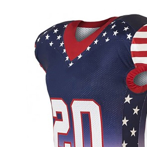 Uniformes de football américain pour la jeunesse avec logo personnalisé uniformes de football brodés et sublimés en sergé - Product Image 2