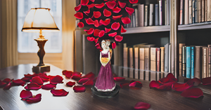 Estatua de resina romántica moderna para pareja, decoración para el hogar y la Oficina, estantería, decoración de escritorio, aniversario, boda, regalos de compromiso para mujer - Product Image 3