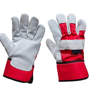 Vente directe d'usine, gants de travail en cuir de haute qualité, résistants à la chaleur, légers, usage général, sécurité des mains, personnalisables pour - Product Image 1