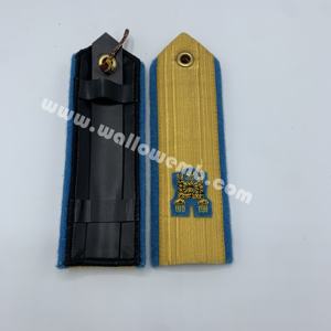 Épaulière de grade major d'officier royal de Brunei entièrement personnalisée Équipement de défense personnelle Insigne uniforme élégant - Product Image 1