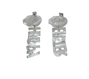 ต่างหูห่วงแบบถักด้วยมือที่ทันสมัยสำหรับผู้หญิงและเด็กผู้หญิงเครื่องประดับแฟชั่นอินเทรนด์จากอินเดีย - Product Image 3