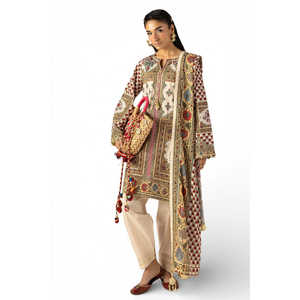 Conjunto de 3 Piezas para Mujer, Traje Estampado con Dupatta CL-62248 - Product Image 3