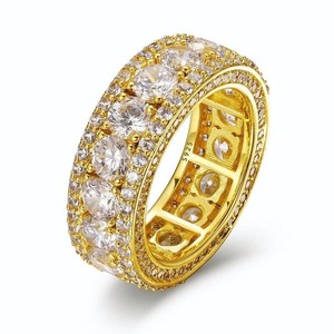 Iced Out Moissaniteเพชรแหวนผู้ชายIced Outแหวนเครื่องประดับHip Hopที่กําหนดเองเครื่องประดับตัดสวยงามที่ดีเยี่ยมตัดของขวัญสําหรับชาย - Product Image 2