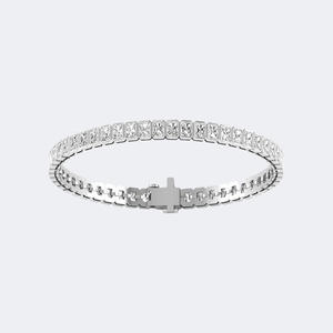 Bracelet tennis serti de pierres taille radiant 8.00 CTW - Product Image 2