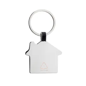 Porte-clés en zinc durable RCS, écologique, porte-clés de maison - Product Image 4