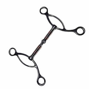 Mèche à mâcher Eggbutt avec joint à anneau plat Produits d'équitation Produits équestres Mèche à bouche pour cheval en acier inoxydable - Product Image 5