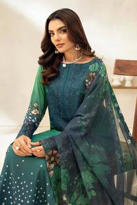 Inde Pakistan Dames Modeste Mode Salwar Kameez Respirant Hiver Viscose/Lénine Tissu Motif Floral Naturel Qualité D'exportation - Product Image 6