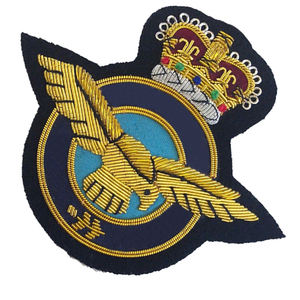 100% High Quality Custom Logo Embroidered Fabric <b>Badges</b> with Magnet Attachment Fashionable Bullion Wire for Garments - Product Image 6