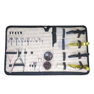 Kit d'extension de cheveux personnalisé de la meilleure qualité pinces crocodiles et bouclier protecteur fil de peigne de coiffure pour le travail en salon - Product Image 6