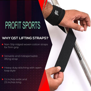 <b>Heavy</b> <b>Duty</b> Neoprene Lifting Straps for Strength Training Non-Slip Neoprene Lifting Straps for Gym Weightlifting - Product Image 5