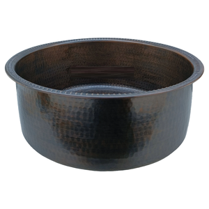Bol de lavage en cuivre martelé Bol portable à patine pour pieds Bassin en cuivre pour une utilisation au meilleur prix - Product Image 5