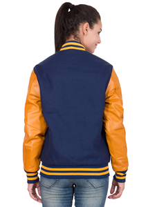 Women Varsity Baseball Bomber Jacket Hip Hop Letterman Patchwork Leather Jackets Streetwear College Coats Best Women 2025 - Product Image 6