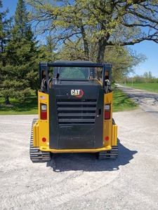 Skid Steer Loader Yellow Compact Track Loader With Front Bucket Attachment - Product Image 4