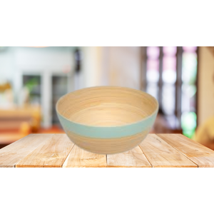 High Quality Eco-Friendly <b>Bamboo</b> Lacquer <b>Bowl</b> Custom Design Carved Salad <b>Bowl</b> Disposable Business Gift Made in Vietnam - Product Image 1