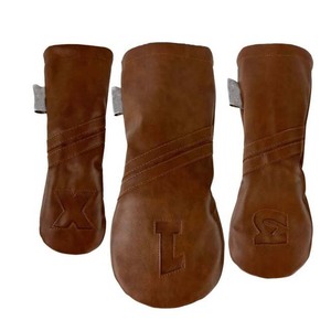 Pakistan Wholesale Manufacturer Personalized Leather/Pu Leather Durable Golf <b>Head</b> <b>Covers</b> Driver Embroidered Logo Your Own Brand - Product Image 2