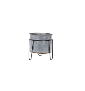 Macetas de jardín Diseño colgante Maceta de metal vintage Decoración de plantas verdes Diseño interior y exterior Macetas de metal estándar - Product Image 2