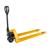 Transpalette hydraulique manuel ICHIMENS de haute qualité, 540x1500mm, roues tandem en PU, capacité de 2,0 tonnes, utilisation intérieure/extérieure, EUR1 CE