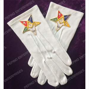 คู่ควรกับ Matron oes ถุงมือผ้าฝ้ายสีขาวบริสุทธิ์พร้อมโลโก้ดาวถุงมือผ้าฝ้ายสีขาว - Product Image 4