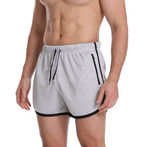 Pantalones cortos para correr hechos a medida de nuevo estilo, pantalones cortos para correr de Color sólido a la venta, pantalones cortos para correr hechos en Pakistán - Product Image 2