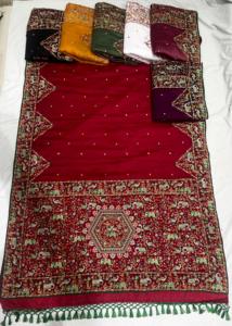 Nouveau Fancy Trending Dress Vente Chaude Meilleur Shartin Siffon Saree Blouse Avec Broderie Lourde Travail Indien Exportateur Et Fournisseur - Product Image 2