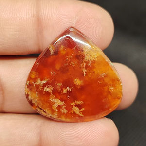 Grenat Hessonite Naturel de Qualité, Forme Poire, Cabochon Plat, Pierre Précieuse Brune en Vrac, Meilleure Vente, Vente en Gros Direct Fabricant, Achetez Maintenant - Product Image 3