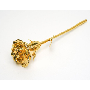 Roses en or 24 carats de haute qualité Roses en métal décoratives vintage en gros pour la fête des mères et les cadeaux de Noël Prix raisonnables - Product Image 1