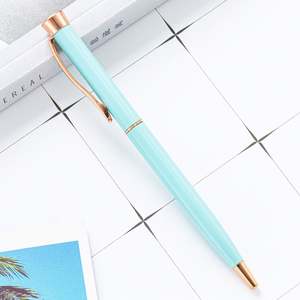 Stylo à bille coloré personnalisé avec logo promotionnel pour le bureau et l'école - Product Image 5