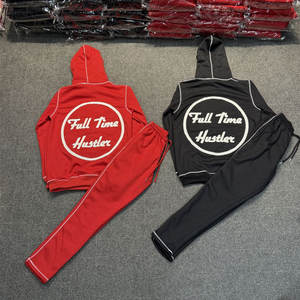 Ensemble de vêtements de sport d'hiver pour hommes élégants Meilleur survêtement avec impression de logo solide disponible pour les commandes en gros - Product Image 5