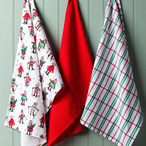 Bright Color Pure Cotton Customized Design Kitchen <b>Towel</b> for Dish Drying and Surface Cleaning - Product Image 4