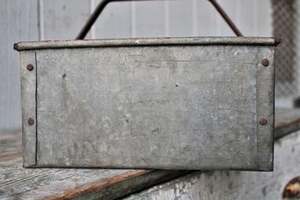 Caddy à outils de rangement galvanisé dernier modèle, ustensiles de cuisine de restaurant, poignée en métal, forme rectangulaire, organisation élégante et durable - Product Image 6