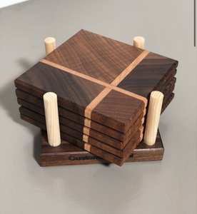 SOUS-VERRE ROND EN BOIS INTELLIGENT TAILLE PERSONNALISÉE Fait à la main pour les articles de table et de cuisine en gros de haute qualité du Vietnam - Product Image 2