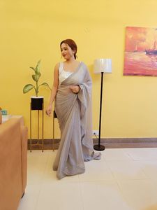 ชุดผ้าลายจอร์เจียแบบสวยสุดเซ็กซี่เสื้อส่าหรีสำหรับผู้หญิงอินเดียเสื้อผ้าสำหรับงานแต่งงานราคาถูก - Product Image 5