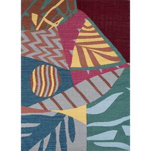 Alfombras de Lana Tejidas Planas Orenda DW-221, Alfombra Decorativa Multicolor para el Hogar - Product Image 1