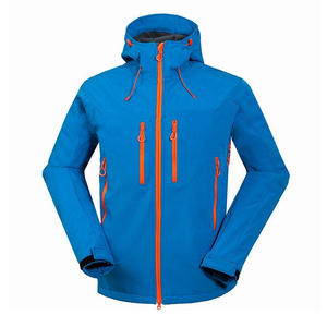 Chaqueta Acolchada Impermeable para Hombre, con Capucha y Doble Botonadura, para Senderismo y Deportes, Transpirable, Cortavientos, Ecológica, 100% Poliéster - Product Image 5