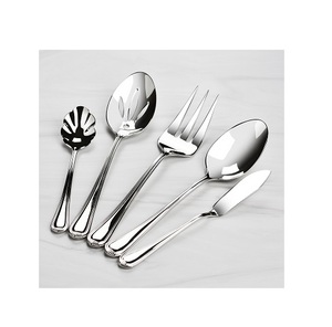 Ensemble de couverts de luxe en acier inoxydable de qualité alimentaire, 5 pièces, pour mariage, couleur et logo personnalisables, utilisation à domicile ou au restaurant, prix raisonnable - Product Image 3
