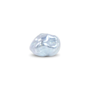 Perle Keshi 8,90 carats, perle d'eau douce naturelle, options de couleur blanc rose pour la fabrication de bijoux - Product Image 2
