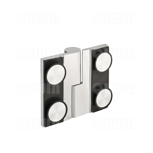 Bagno di 180 gradi alzante doccia cerniera morsetto di vetro risparmio di spazio pieghevole in vetro con facile installazione <span class=keywords><strong>a</strong></span> vite svasata - Product Image 4