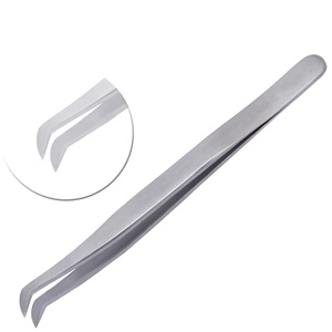 Ensemble d'outils pour cils multifonctionnels en acier inoxydable durable et réutilisable, à pointe lisse, prise en main parfaite, comprend des pinces à cils - Product Image 1