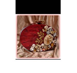 Bolso de mano tipo personalizado de resina artesanal india para mujer - Product Image 2