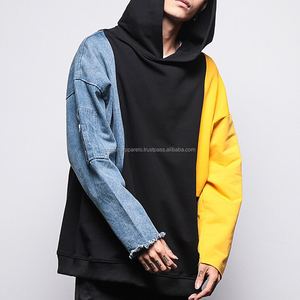 Sudadera con capucha de lana de algodón 100% para hombre, transpirable, respetuoso con el medio ambiente, diseño de caja, bolsillo de canguro, acogedor, bordado personalizado - Product Image 3
