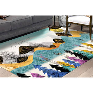 Mountain Scenery Printed <b>Rug</b> - Home Decor <b>Rugs</b>, <b>Outdoor</b> <b>Rugs</b>,Nonwoven Soft <b>Rug</b> - Product Image 1