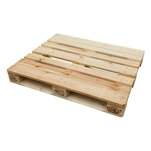 Venta al por mayor Euro Industrial Pino Madera Ecológico Durable Entrada de 4 vías Paletas de madera 1200x1000x150mm para embalaje de almacén - Product Image 4