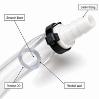 Tuyau de pompe péristaltique résistant aux produits chimiques 11,2x6,4 mm en silicone transparent/BPT |   Tube de rechange pour analyseur CEMS, garantie de 12 mois