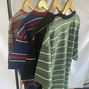 เสื้อยืดคอกลมลายสำหรับผู้ชายเสื้อยืดคอกลมคอกลมผ้าฝ้าย180 GSM - Product Image 3