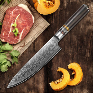 มีดเชฟเหล็กกล้าคาร์บอนสูงด้ามไม้ - Product Image 1