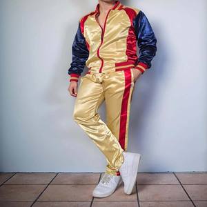 Sur mesure Street Style Satin Soie Hommes Adulte Offre Spéciale Design À La Mode Tendance Sport Survêtement - Product Image 1