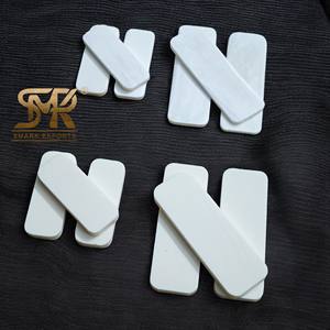 Placas de Hueso de Búfalo Blanco Premium Talladas y Pulidas Naturalmente, Material Ecológico Hecho a Mano para Artesanía Personalizada - Product Image 2