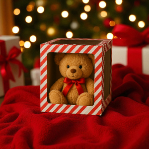 กล่องบรรจุภัณฑ์ของเล่นคริสต์มาสหรูหรามาใหม่พร้อมช่องใสสำหรับแสดงของขวัญและขายปลีก - Product Image 5