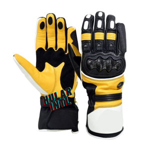 Gants de moto respirants personnalisés Gants de moto de course Motocross Gants en cuir - Product Image 1