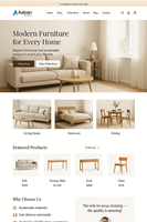 Muebles Comercio electrónico Diseño de sitios web Agencia Web asequible Construcción Sitio Web en línea confiable y funcional Plataformas de negocios